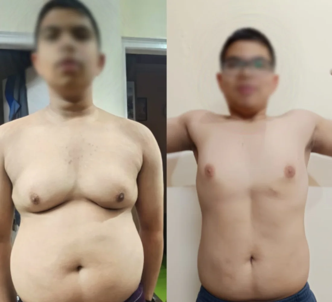 Weight Loss Transformation before and after transformation